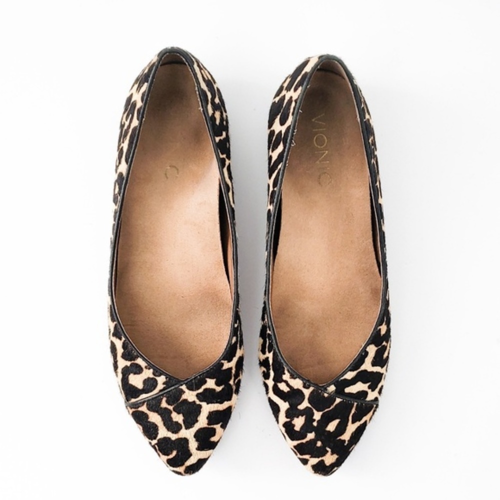 Vionic Leopard Caballo Ballet Flat